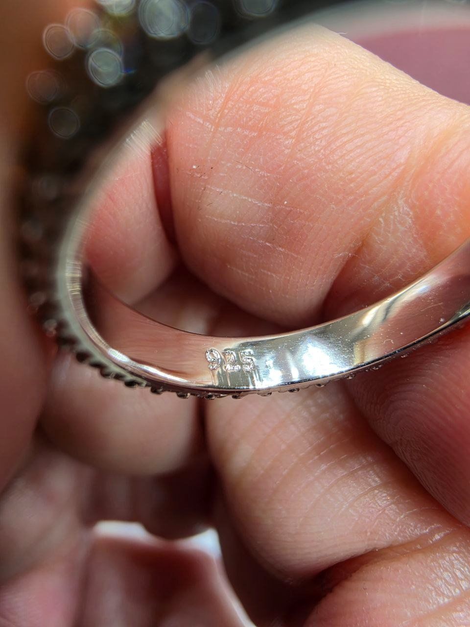 Anelli: Bague argent avec diamants de moissanite certifiés GRA – Nuovo e nell'imballaggio originale da Reconvilier venduto da Tsma67 1