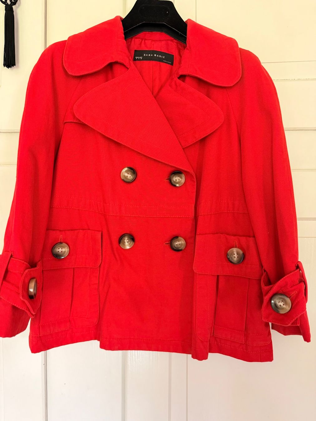 Zara Giacche: Rote Canvas Jacke, Gr. M von Zara Basic – Usato da Zürich venduto da Secretwish007