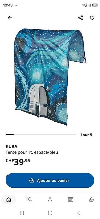 Lits: Lit Ikea Kura – D'occasion à Versoix par Macra_17 1