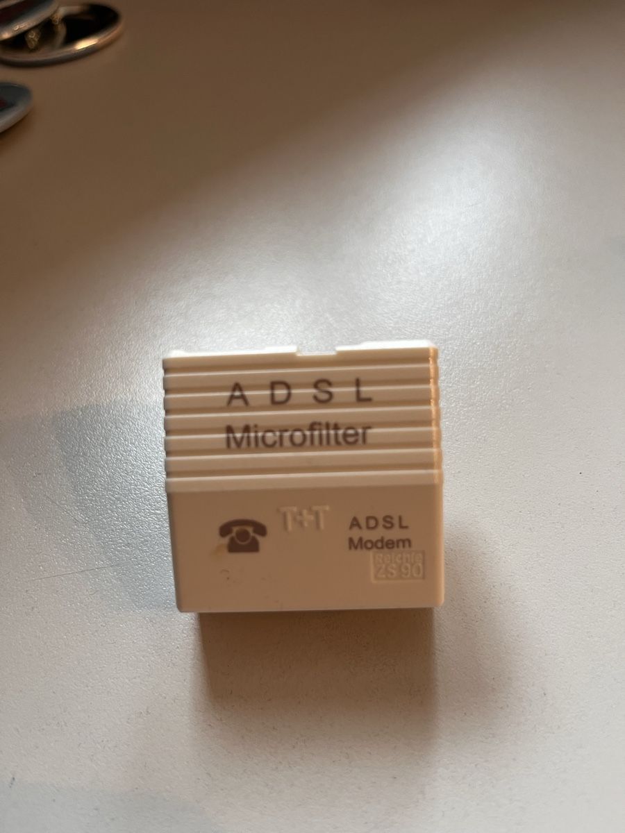 Telefoni: Original T&T ADSL Microfilter/Modem  – Usato da Roggwil BE venduto da WULU