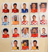 WM 2014 Sticker Konvolut 20 Stk. - deutsche Version 
