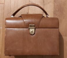 Beauty case vintage in pelle