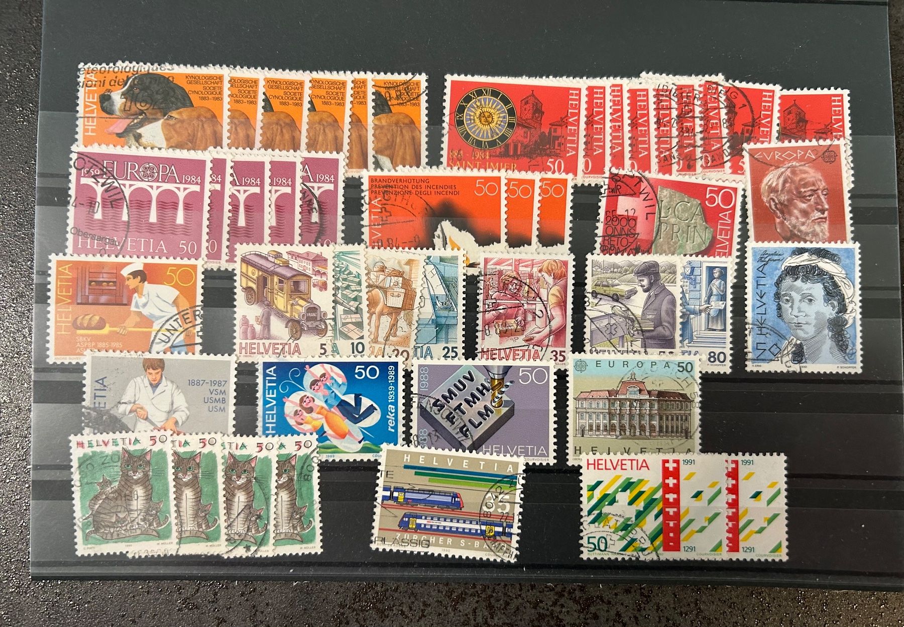 Tutti i francobolli: Kleines Lot div. Schweizer Briefmarken (1) – Usato da Reinach AG venduto da Polarstern1 3