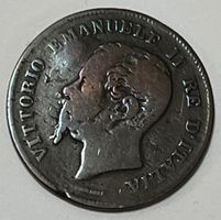 5 Centesimi - Victor Emmanuel II - Italien - 1862