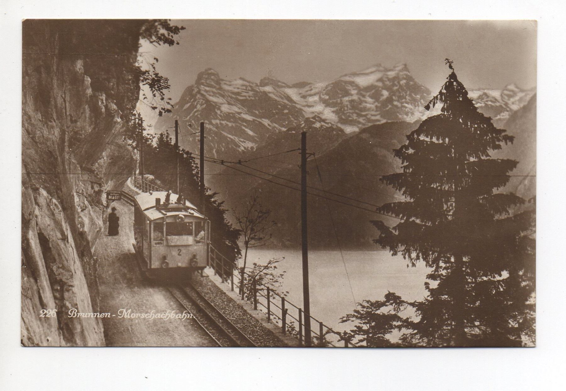 Ansichtskarten: BRUNNEN-MORSCHACH-BAHN – Gebraucht aus Jona von philajona