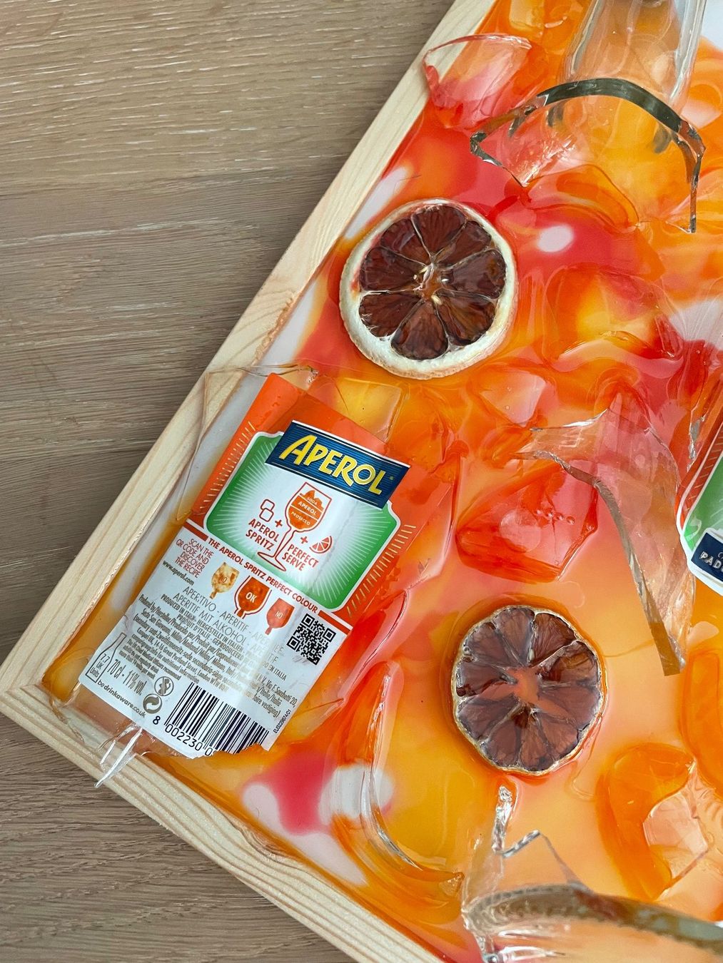 Poster & Bilder: Aperol Epoxid Bottle Art Bild – Neu (gemäss Beschreibung) aus Wagen von petzi08 2