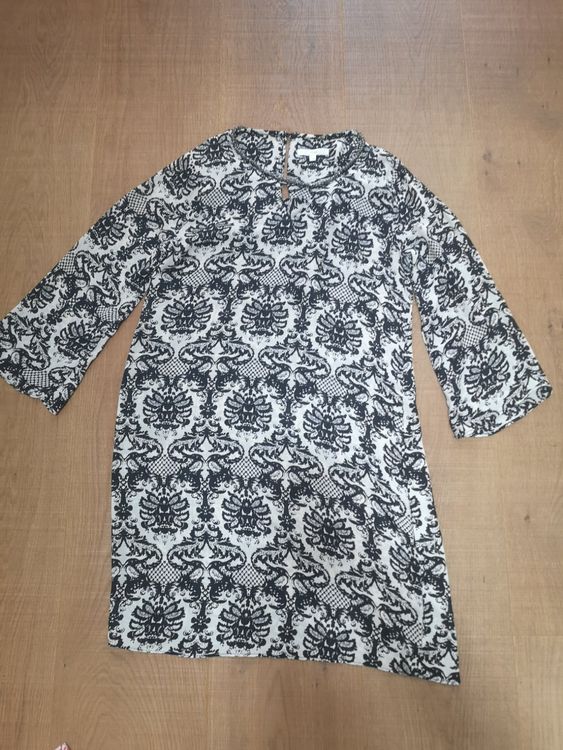 Robe Courte Noire Et Blanche Next - Taille 46 - Neuf Sans étiquettes - Matière Viscose - Style Moderne