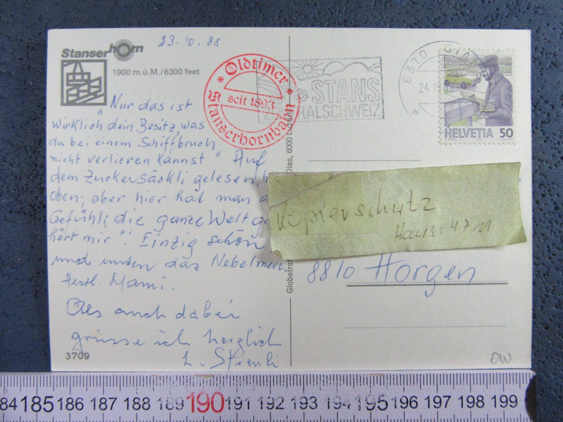 Cartes postales: STANSERHORN PANORAMA AK ONW – D'occasion à Ettingen par Hausi4711 1