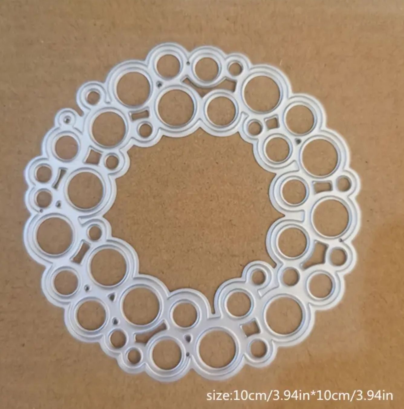 Schablonen: Rahmen aus Ringen / Babbeln - Stanzschablone 10x10cm – Neu und originalverpackt aus Frenkendorf von jazzplatten 2