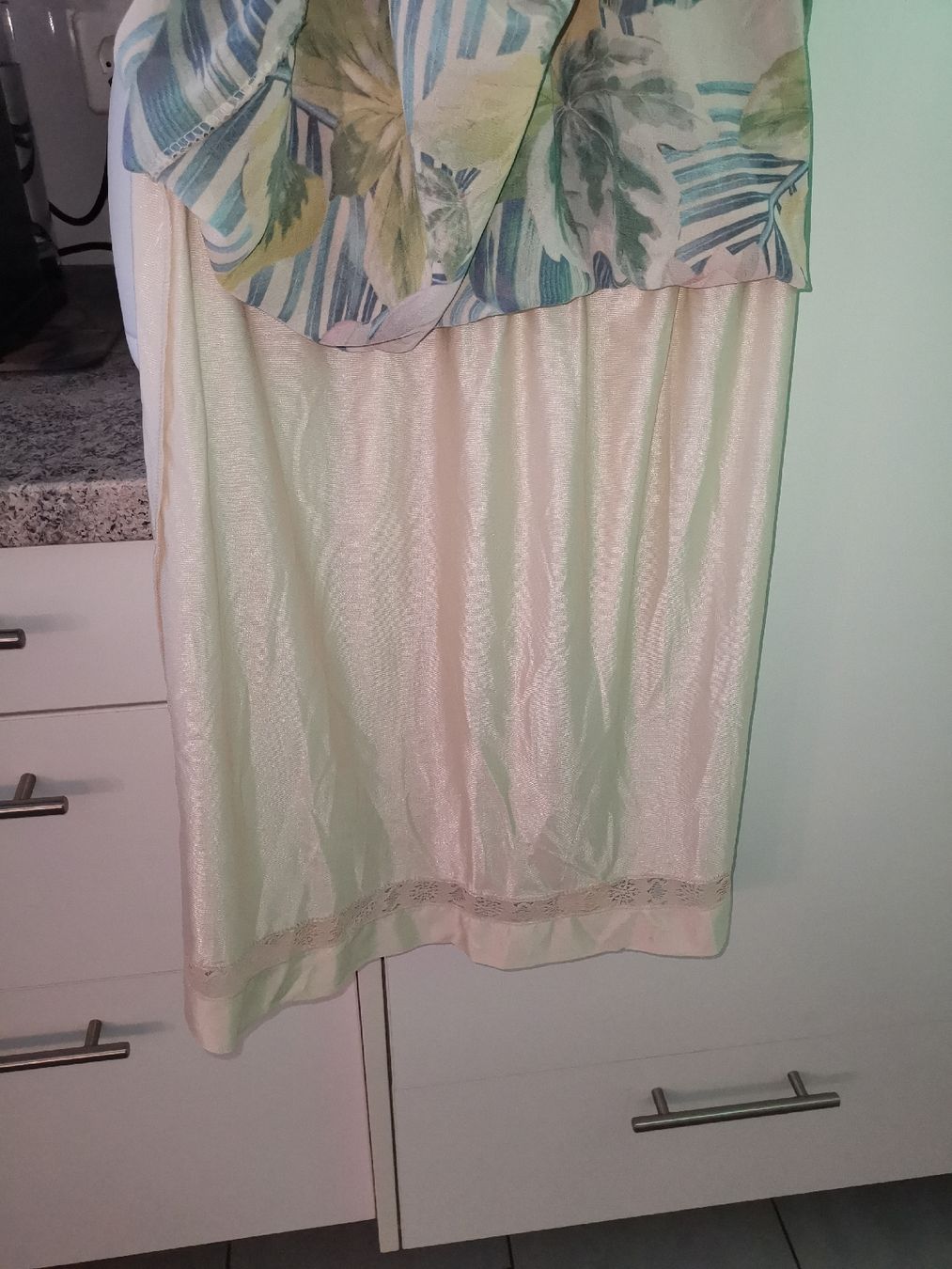 Vestiti: Sommerliches Maxikleid mit Blumenmuster, Grösse M – Usato da basel venduto da lupettone 4