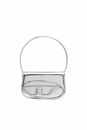 Diesel 1DR Iconic Silver Mirror – Metallic Ledertasche