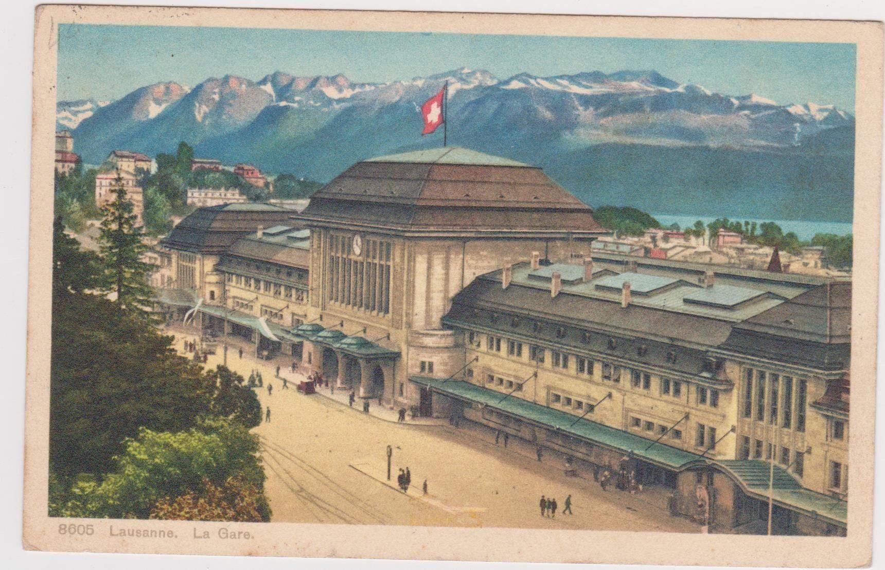Ansichtskarten: Carte postale Lausanne 1933 – Gebraucht aus Pailly von jme99