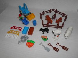 Duplo Traktor mit Tieren und Zubehör ( 13 )