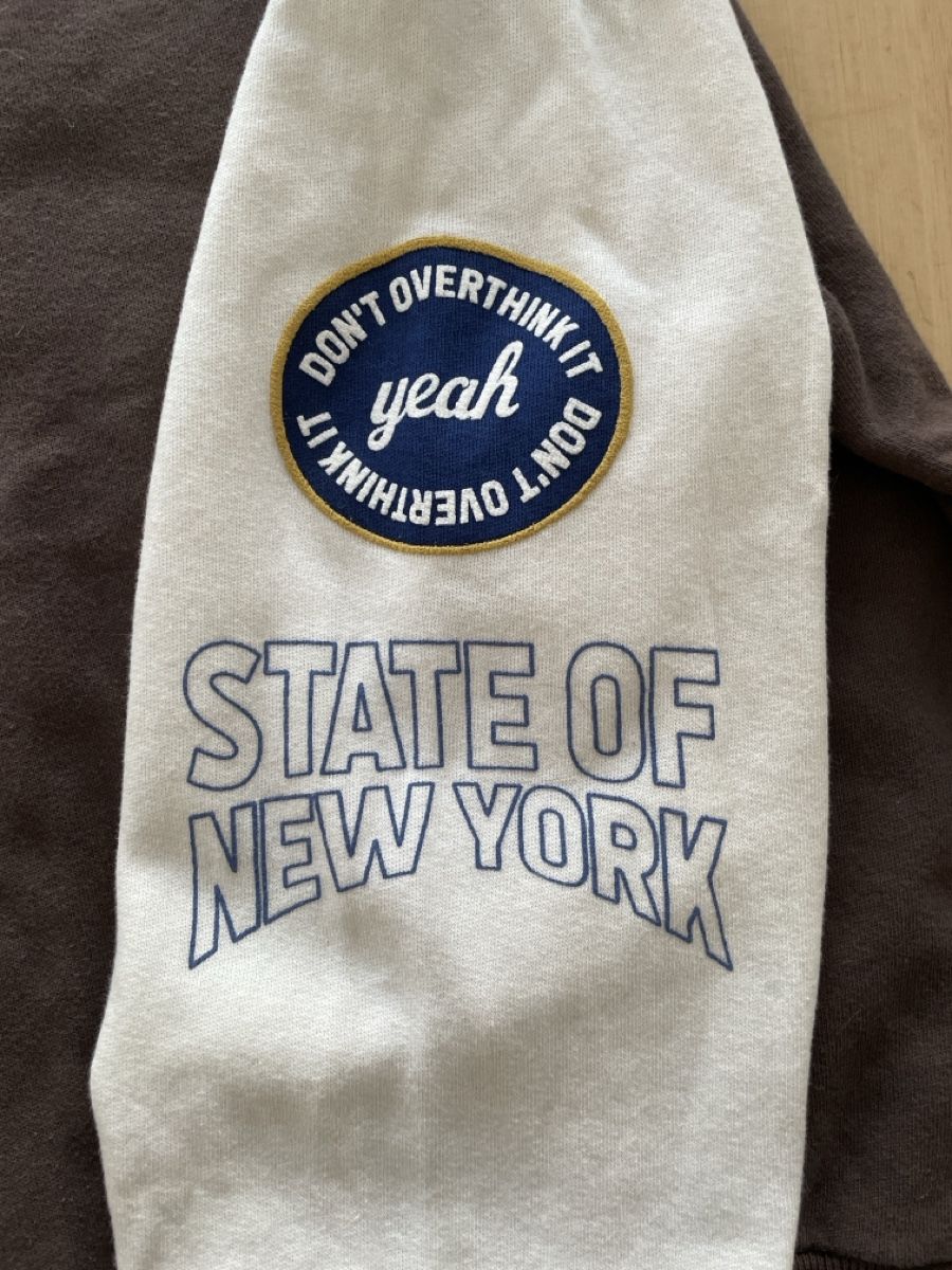 Pull&Bear Giacche: Pull&Bear Veste universitaire marron et crème, taille S – Usato da Ins venduto da Nick63 2