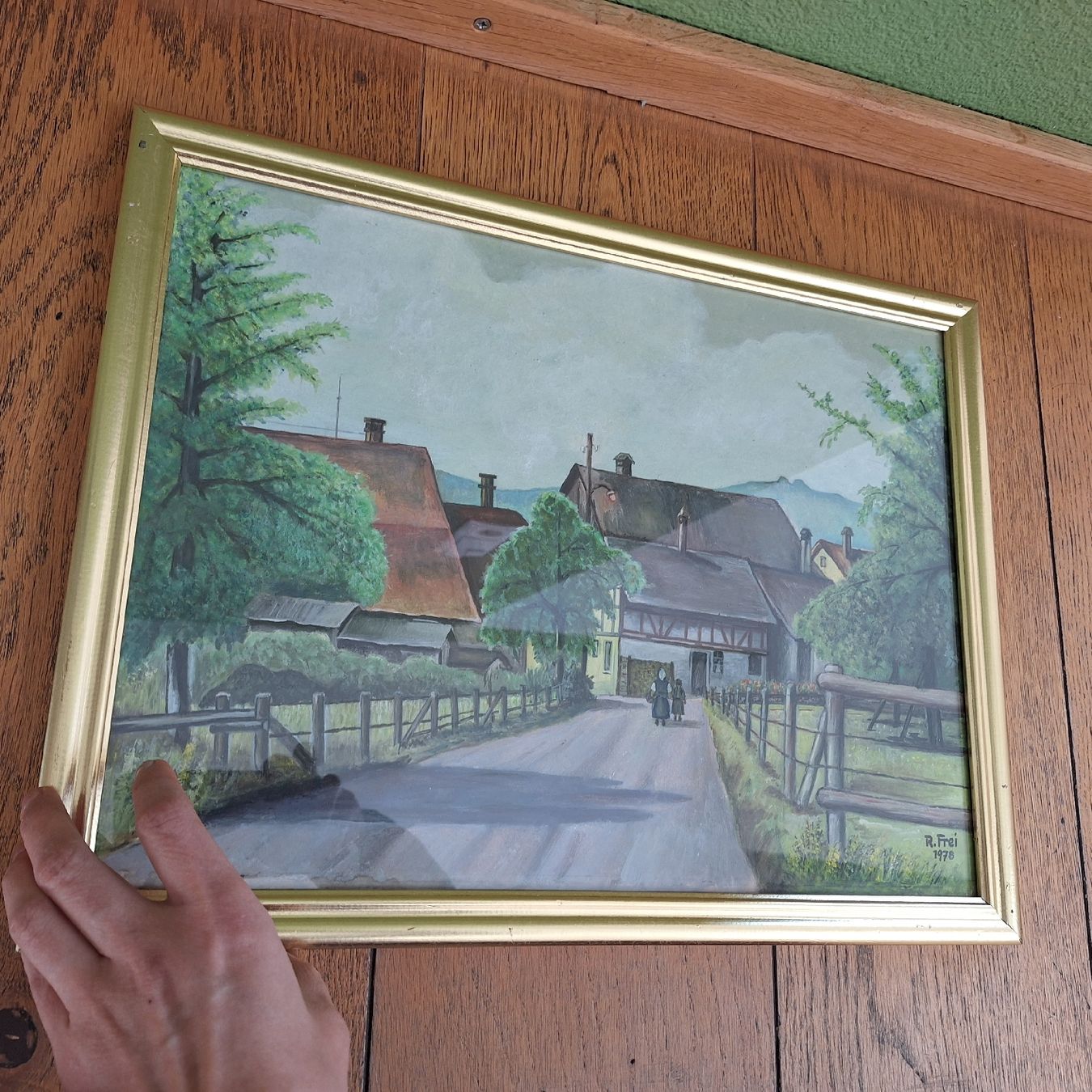 Foto & Immagini: Schönes Bild, Dorf, Häuser, R. Frei 1978 – Usato da Winterthur venduto da Goldpipau 5