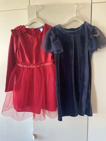 2 Okaïdi Festkleider Mädchen Gr. 110 | Weihnachten Silvester