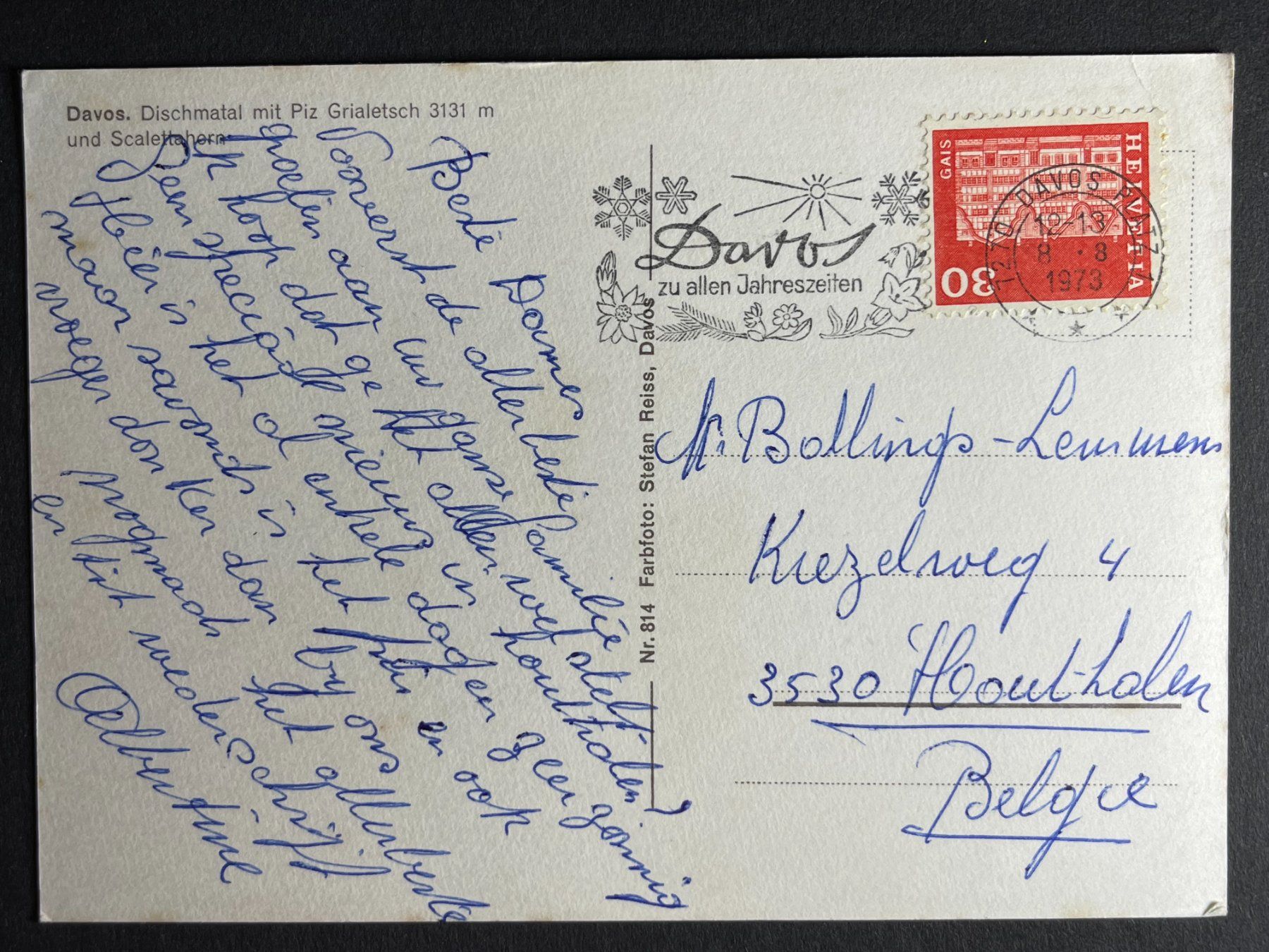 Cartes postales: Davos – D'occasion à Steg VS par danwer74 1