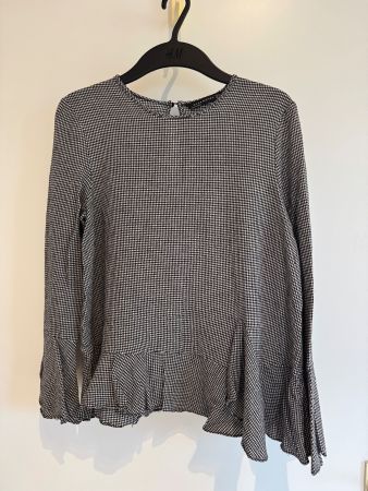 Blouse à carreaux - Zara