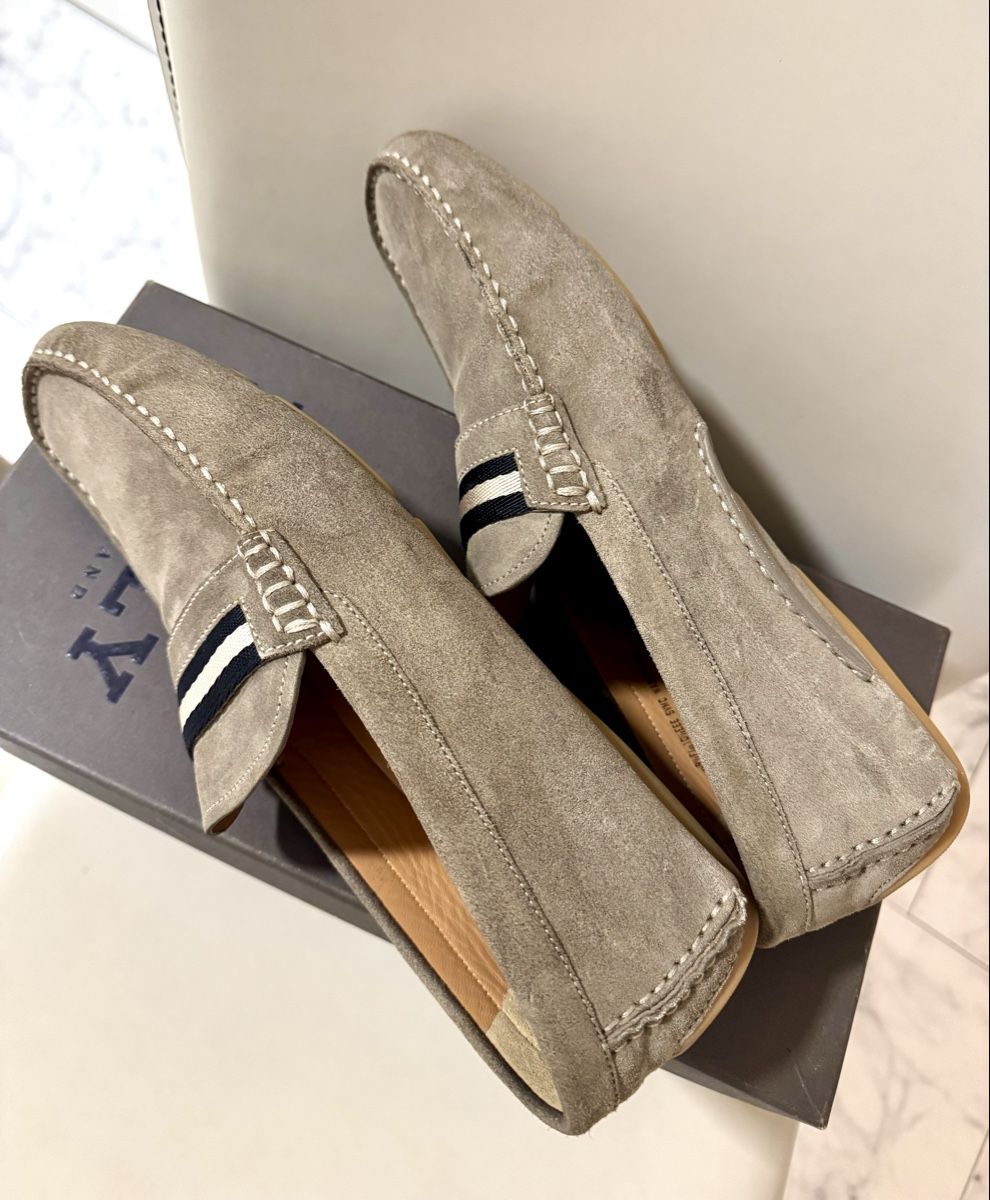 Bally Chaussures hommes: Herren Slipper Bally Wabler Wildleder grau Grösse 43.5 – D'occasion à Erlenbach ZH par msa_x26y 5