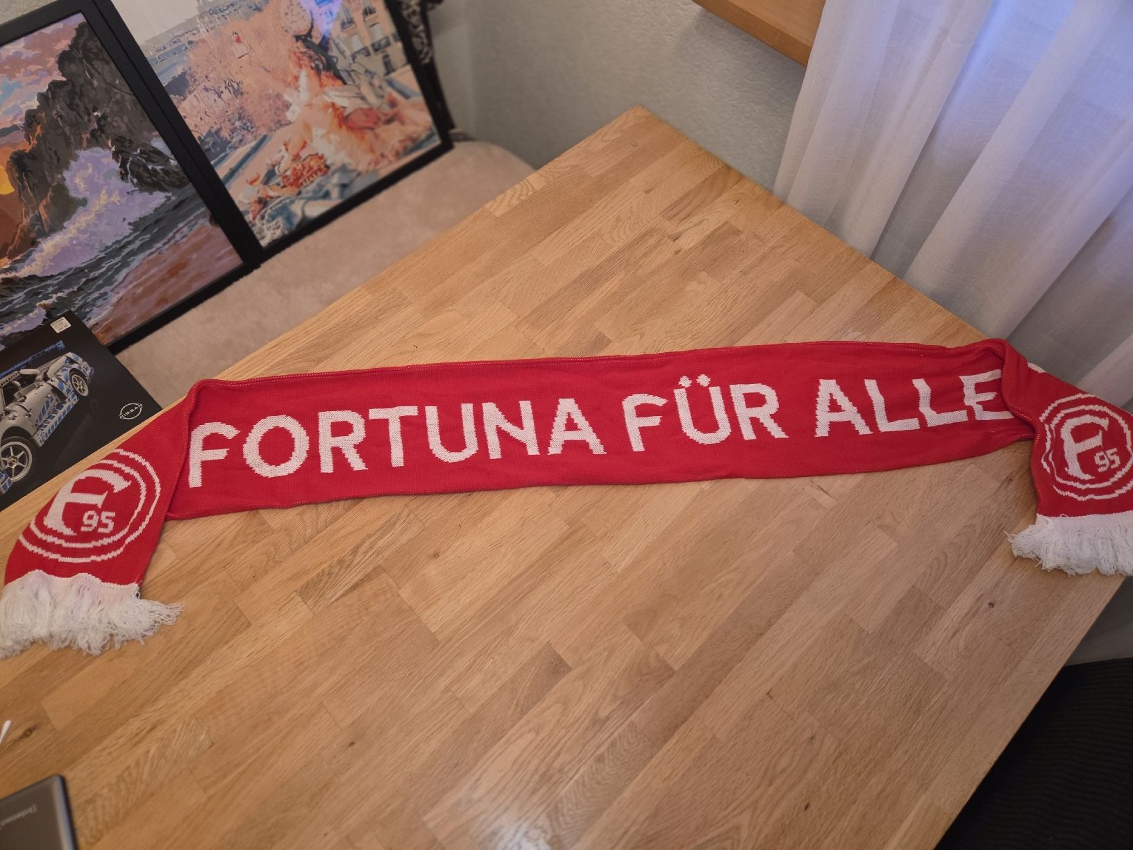 Foulard & Sciarpe: Schal Fortuna Düsseldorf – Usato da Wittenbach venduto da sas_n2wg 1