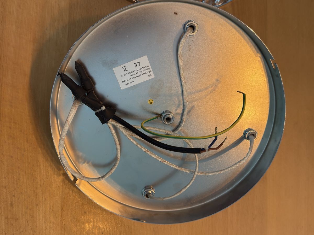 Lampadari & plafoniere: Deckenleuchte Kristall Optik rund Durchmesser 40 cm – Usato da Rümlang venduto da VOS_R 1