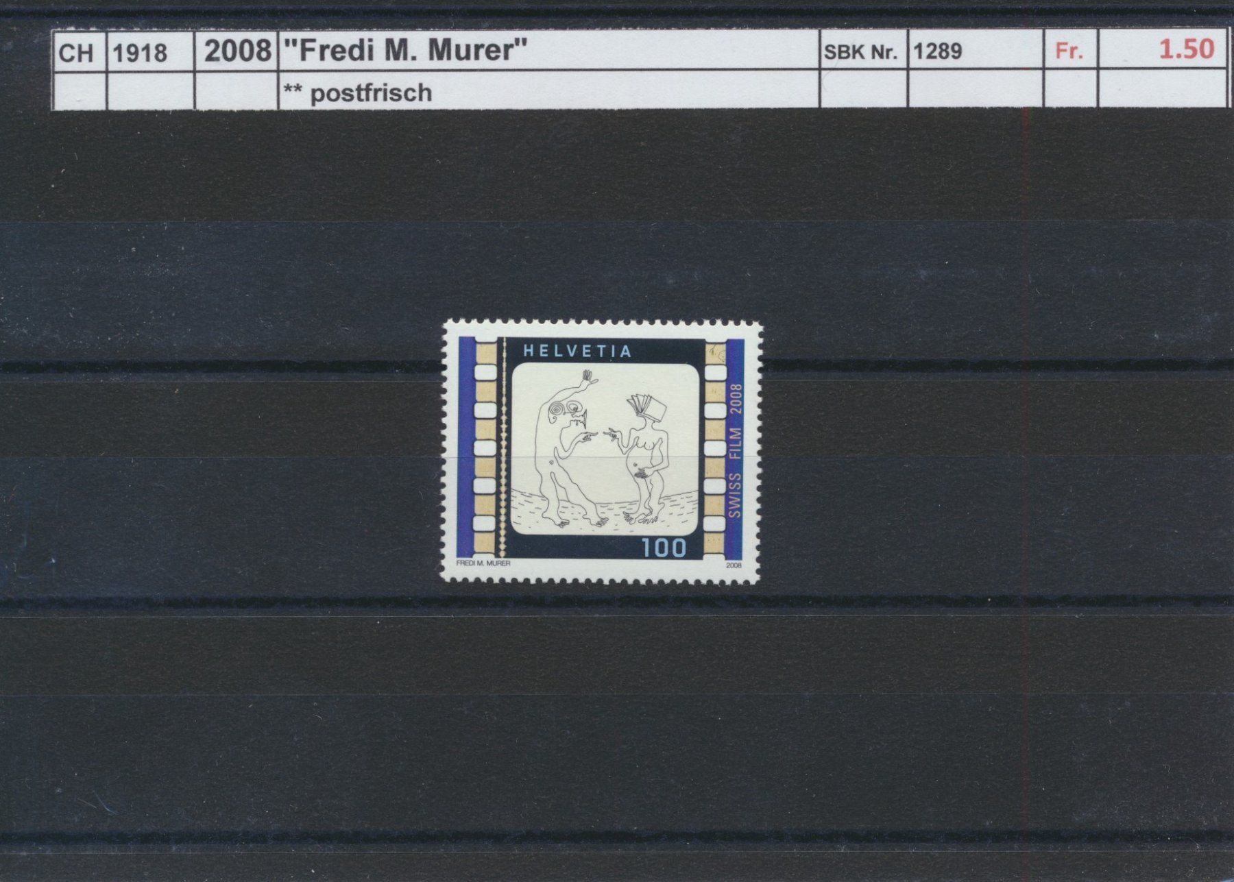 Tutti i francobolli: 2008 "Fredi M. Murer", ** postfrisch – Nuovo (secondo la descrizione) da Winterthur venduto da Zupogeru