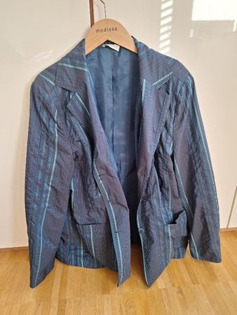 Damen Blazer Bonita gestreift blau Grösse 48 