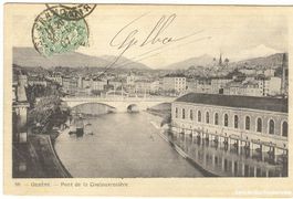 Genève -Pont de la Coulouvrenière nach Paris 1907