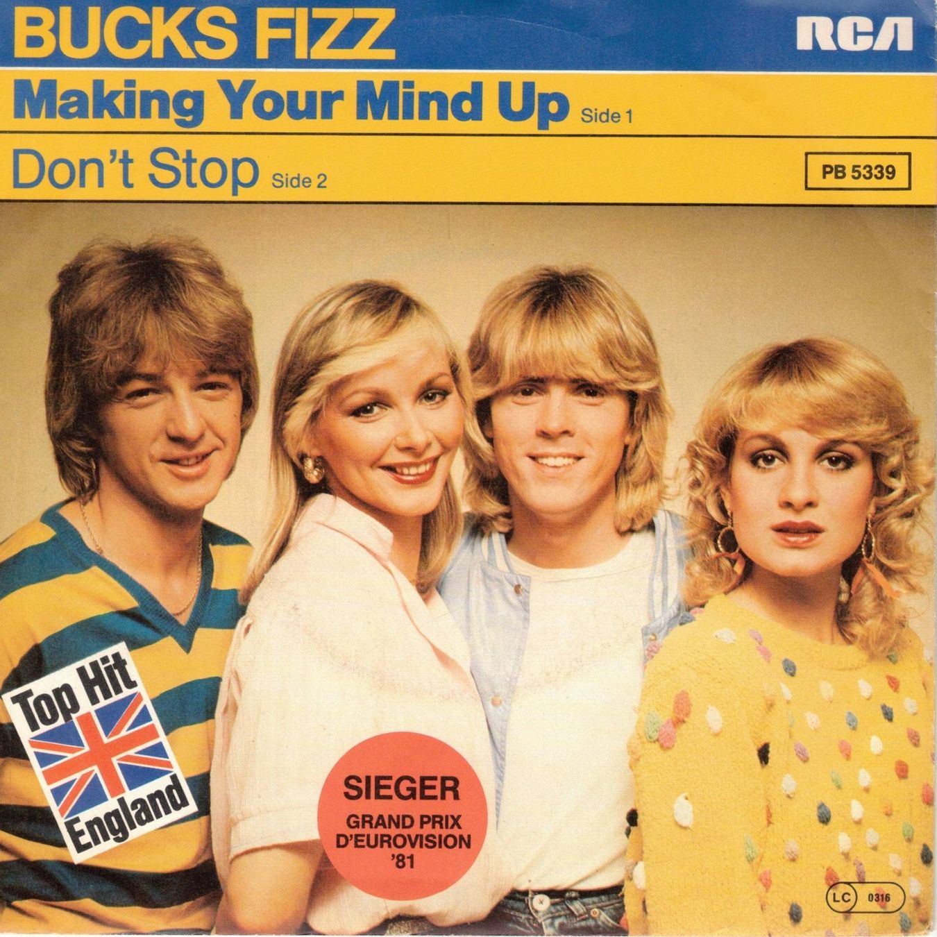 Dischi in vinile: Buck Fizz  --  Marking your mind up  Single7 – Usato da Rheinau venduto da thespecials