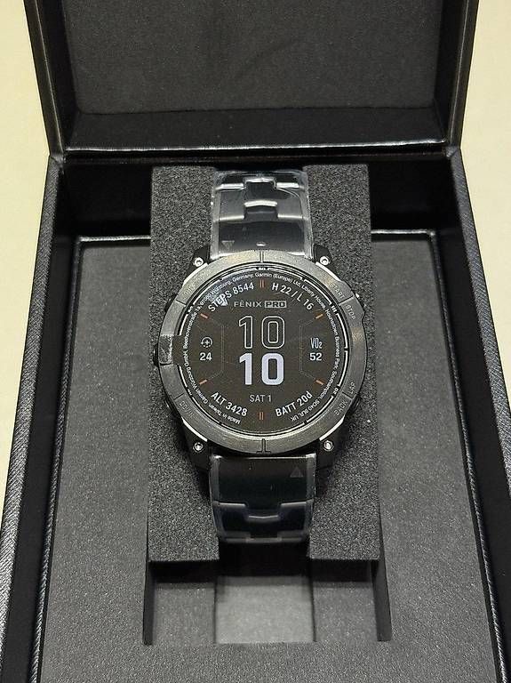 Smartwatch: Garmin Fnix 7X Pro Sapphire Solar Titanium – Gebraucht aus rain von talk2712