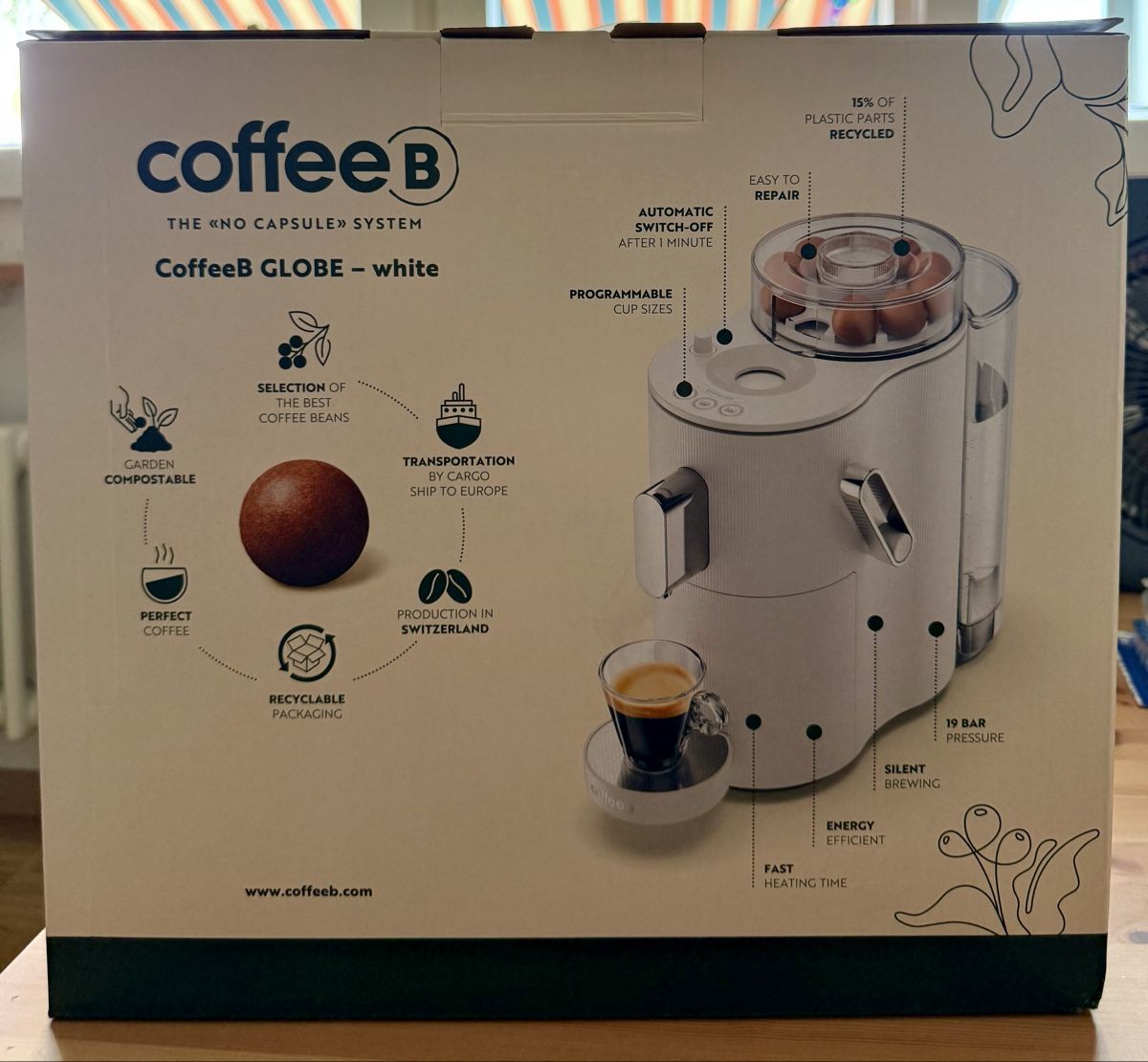 Coffee B Macchine per caffè & Macchine per espresso: Coffee B Kapselmaschine Weiss – Nuovo e nell'imballaggio originale da Volketswil venduto da Fetuccini55 1