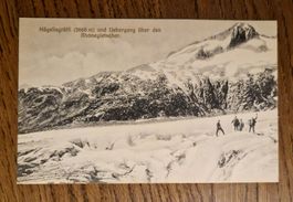 Nägelisgrätli, Übergang Rhonegletscher, Karte Hotel Furka