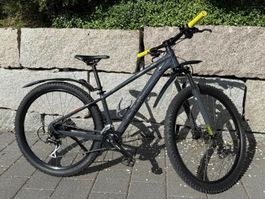 CUBE Kinder MTB 14 Zoll grau/gelb