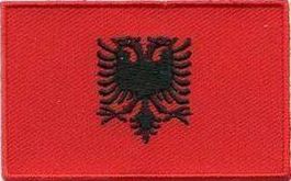 Badge Albanien T-Shirt Hose Doppeladler Aufnäher Tirana