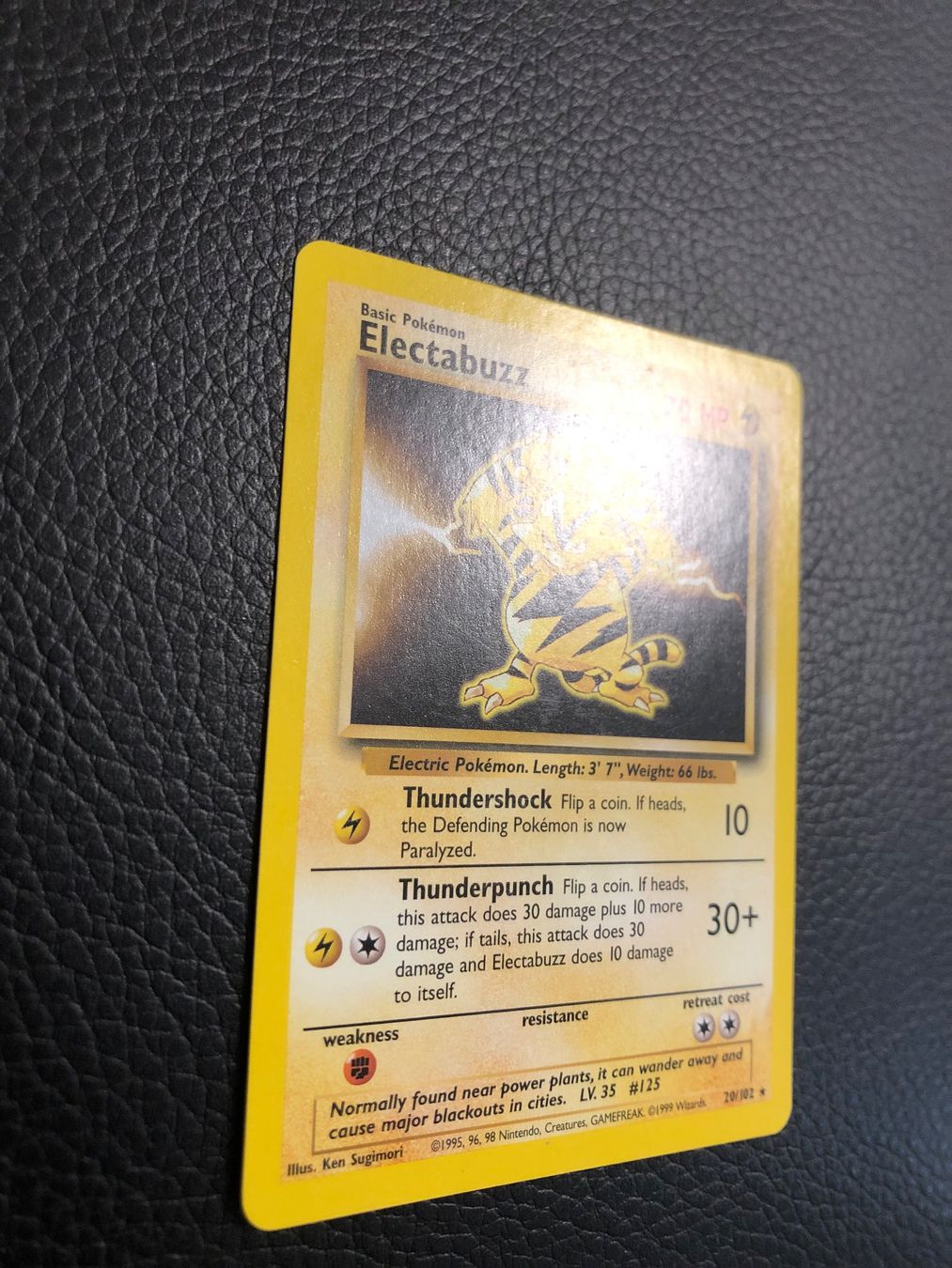 Pokémon Carte collezionabili: 1999 Base Set Electabuzz rare 20/102 Ab 1 – Usato da Paradiso venduto da Pkmn10 1