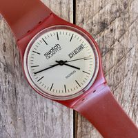 Vintage Swatch GR700 1983 Red Back Code 683