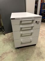 abschliessbarer Rollcontainer B434 xT760xH850mm, lichtgrau