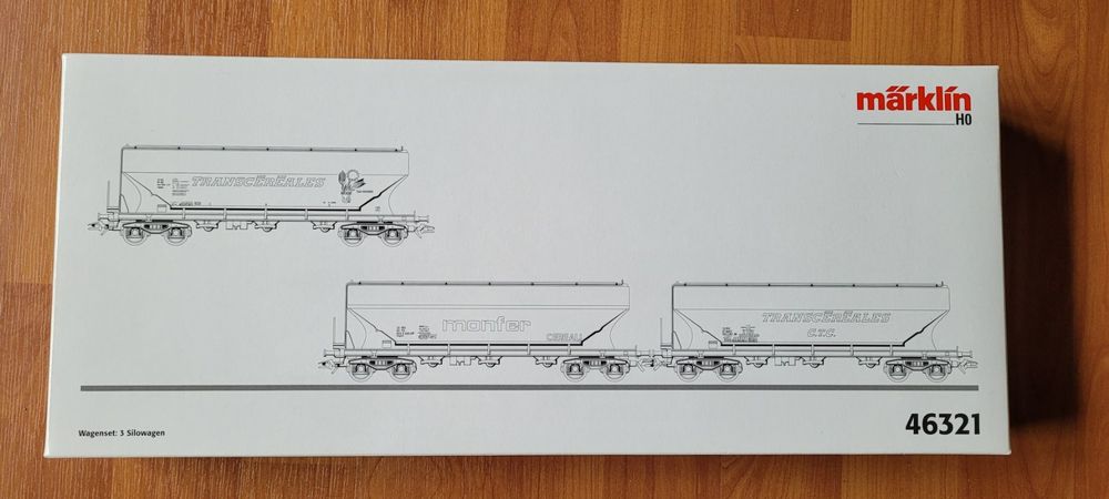Getreidewagenset Transcéréales / Monfer, 3 Wagen (Neu und ...