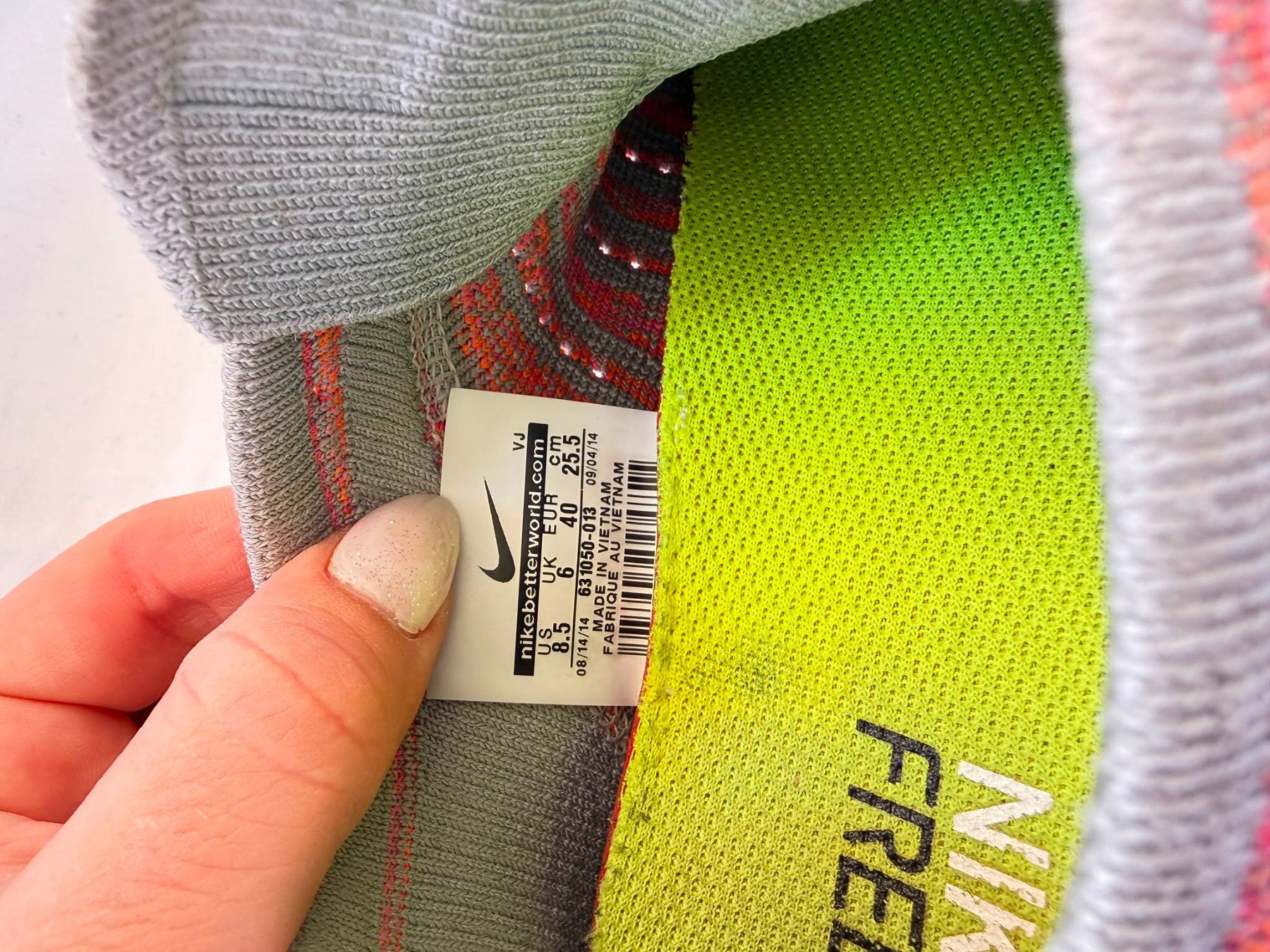 Nike Scarpe da donna: Nike Free 4.0 Flyknit Gr. 39 grau/orange – Usato da Neuendorf venduto da jas_j5nc 3