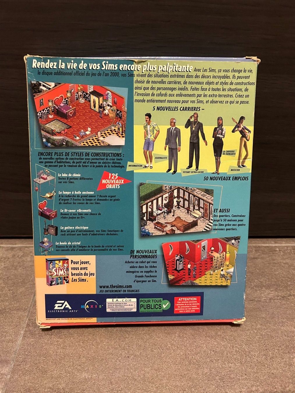 Microsoft Giochi: Les Sims ça vous change la vie, extension de jeu PC – Usato da Lausanne venduto da Retro-geek 1