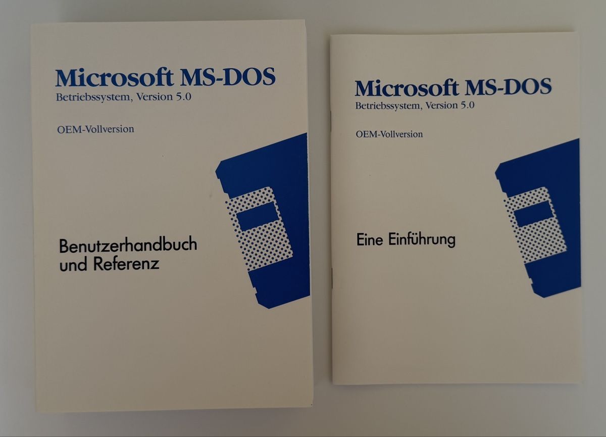 Microsoft Software: MS-DOS 5.0 OEM Version 3,5“ Disketten – Usato da Rüti ZH venduto da second.life 2