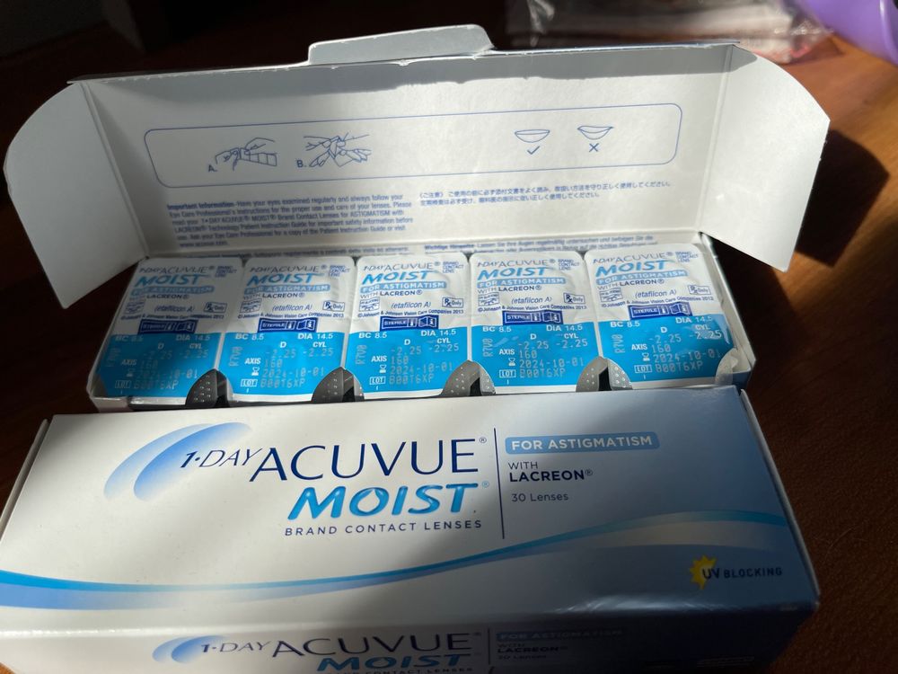 Contact Lenses for Astigmatism 60 stk. Kaufen auf Ricardo