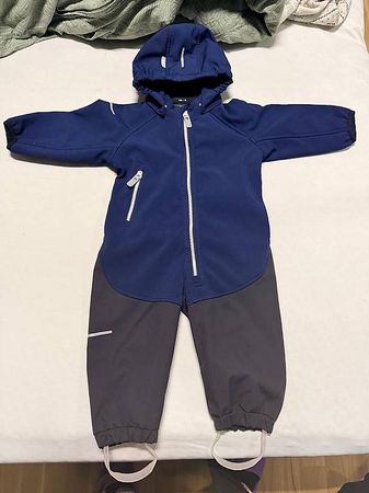 Softshelloverall navy blue