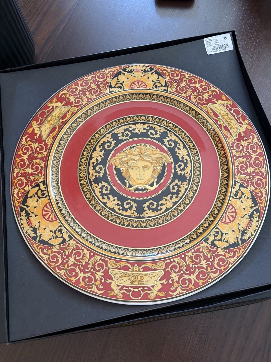 Rosenthal Assiettes: VERSACE ROSENTHAL Teller 30cm  – Neuf avec emballage d'origine à Oberdiessbach par Wiederliebe
