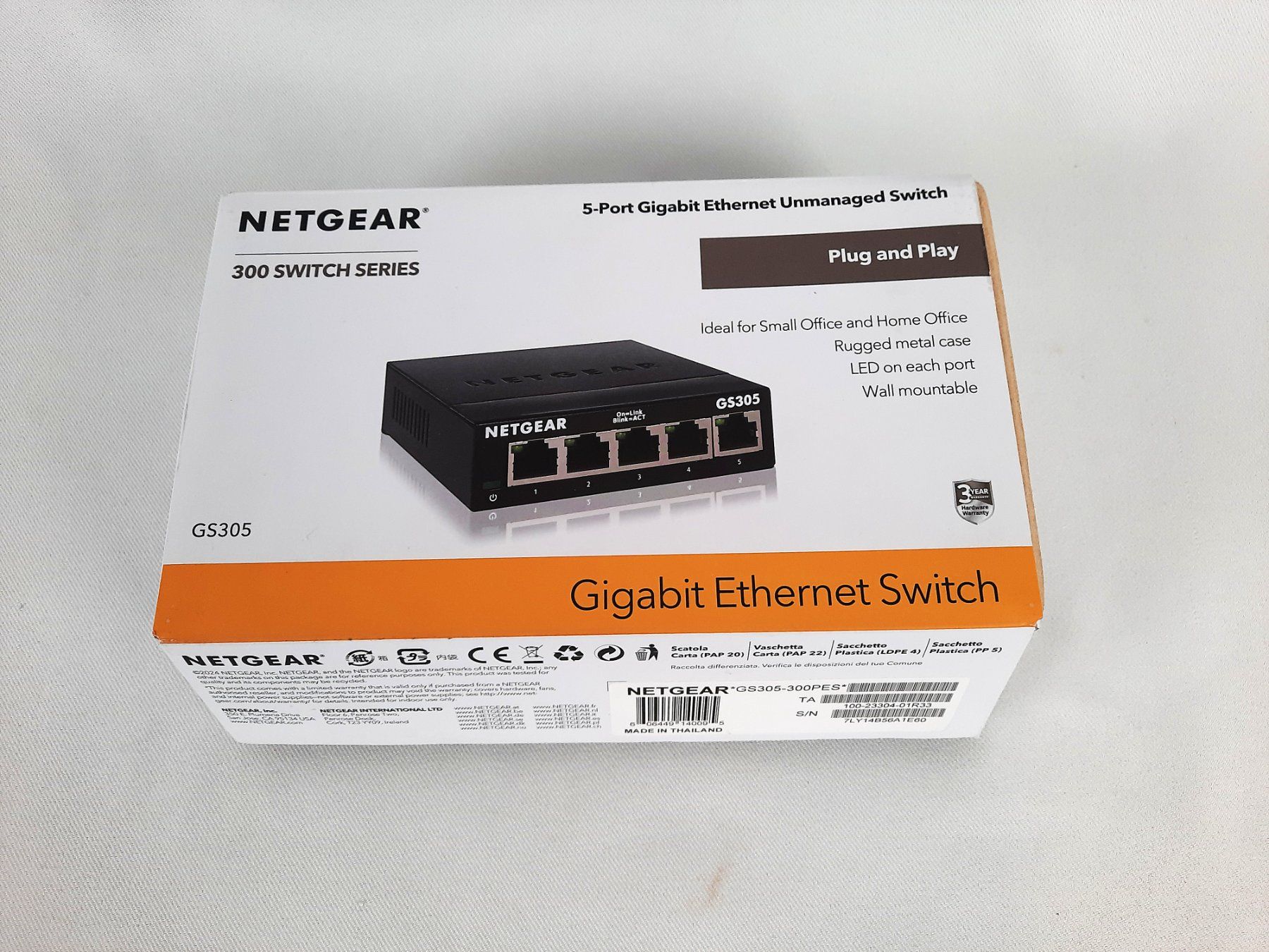 Netgear Hub & Switch: NETGEAR GS305 – Nuovo (secondo la descrizione) da Beinwil am See venduto da Restwert_Beinwil 2