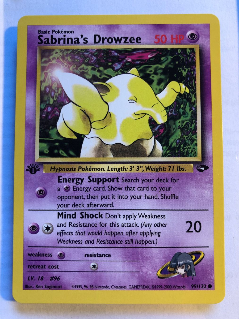 Carte collezionabili: Sabrina's Drowzee 1st Gym Challenge - MINT - ab 1.- – Usato da Giubiasco venduto da dan_pr8b
