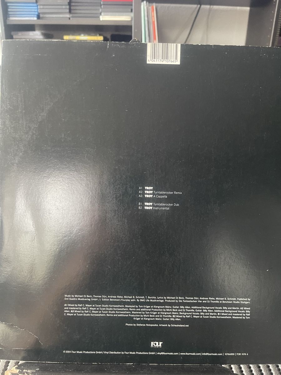 Dischi in vinile: Die Fantastischen Vier / TROY – Usato da Dagmersellen venduto da stonefinger 1