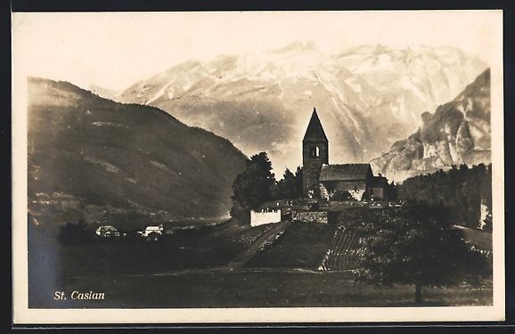 Cartoline postali: AK Sils im Domleschg, Kirche St. Cassian – Usato da Berlin venduto da bartko-reher