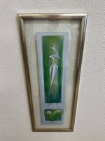 Frauenfigur von Schröder Glas-Passepartout 98 x 39 cm