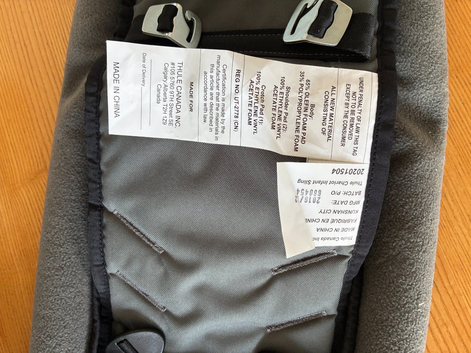 Thule Remorques: Thule Chariot infant sling – D'occasion à Sempach par skbal 1